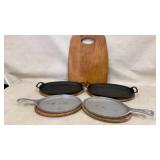 Bobby Flay Cast Iron and Aluminum Sizzler Set