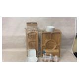 NEW Serving Horderve Trays with Inserts