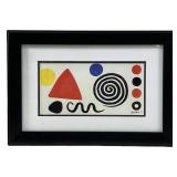 ALEXANDER CALDER "ABSTRACTION" LITHOGRAPH