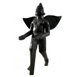 LARGE ANTIQUE BRONZE GARUDA SCULPTURE