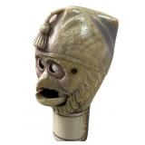 ANTIQUE CARVED IVORY MONKEY DRINK POURER