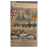 Miscellaneous Costume Jewelry, Earrings,