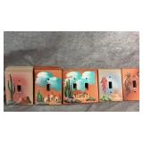 Hand-painted Southwestern Style Terracotta