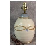 Vintage 1970-80s Studio Pottery Table Lamp