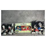 Vintage 1998 KISS Bean Bag Plush Dolls, Vintage