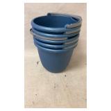 Blue 10 quart buckets