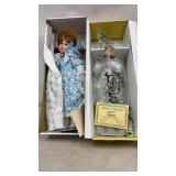 2 Seymour Mann Porcelain Dolls