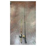 vintage Zebco 33 Rhino Tough spincast fishing