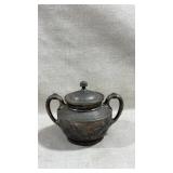 Antique reed and Barton silver plated sugar bowl