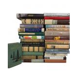 30 books, mix of fiction, non-fiction, biographies