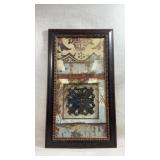 French Tuscan style 3D mixed media wall art p