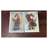 (2) Laquita Phillips Santa folk arts