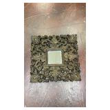 vintage Baroque style square wall mirror
