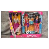 Vintage 1998 Mattel Halloween Party Barbie & Ken,