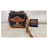 Vintage Dooney Bourke All Weather Square Purse &