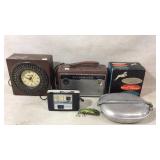 Vintage radio untested, vibtagw camera and more