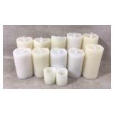Flameless LED Candles in Various Sizes