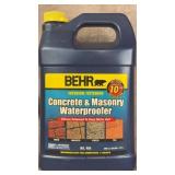 Sealed Behr Concrete & Masonry Waterproofer No.