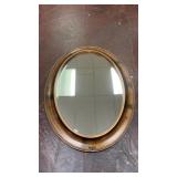 Oval Florentine-Style Wall Mirror