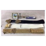 Decorative Belts and Collectibles Lot