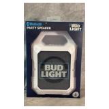 White Bud Light Branded Mini Bluetooth Party