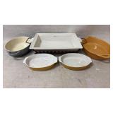 rectangular ceramic casserole dish And nested,