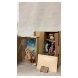 Collectible Porcelain Dolls in Original Boxes