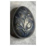 Vtg. Wallace Silversmiths Easter Egg Trinket Box