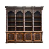 MOTI Furniture solid wood bookcase Hand Carved