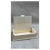 Antique ivory hand made jewelry box