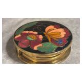 Vintage Cloisonnï¿½ Enamel Floral Magnifying Glass