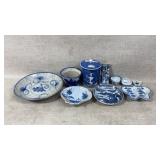Vintage Porcelain blue White Chinese Porcelain