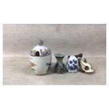 Painted Ceramic Miniature Figurines