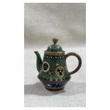 antique Japanese Meiji period cloisonnï¿½ teapot