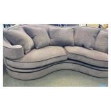 Curved Upscale Custom Sofa