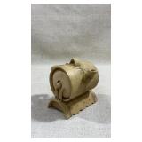 Vintage Chinese Yixing Clay Pottery Bamboo Form