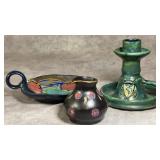 Vintage Royal Gouda Holland Pottery, Candlestick