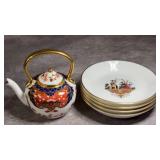 Vintage Royal Crown Derby Imari Teapot, Vintage