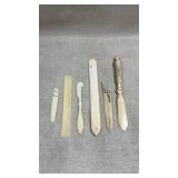 antique 19th-century letter openers or page