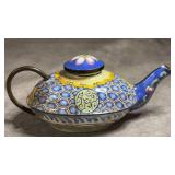 Vintage Kelvin Chen Miniature Cloisonnï¿½ Teapot