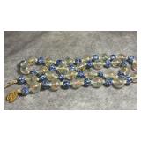 Vintage Chinese Porcelain Beaded Necklace