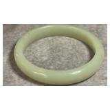 Vintage Chinese Semi Translucent Jade Bangle
