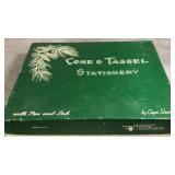 Vintage Cape Shore Cone & Tassel Stationery Set,