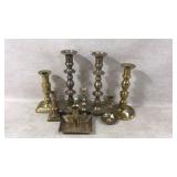 Brass Candlesticks and Holders
