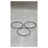 3 Vtg sterling silver bangle bracelets