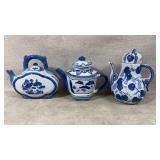 Chinese Porcelain Mini Teapots