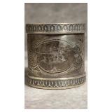 Antique Coin Silver Victorian-Era Napkin Holder