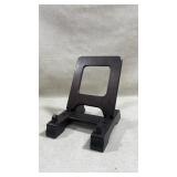 Japanese vintage wood rack display stand is