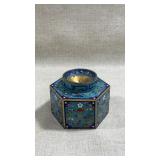 Antique Chinese Cloisonne Ink well