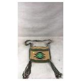 Vintage Native American Saddle Blanket Purse